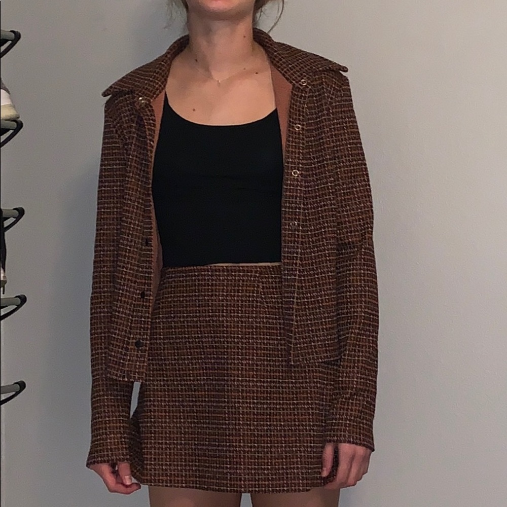 Jacket and skirt set
